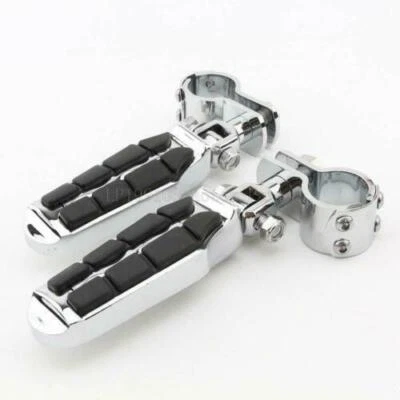 Abrazaderas de montaje de pedal de clavija de pie de carretera para Kawasaki VN Vulcan Classic Drifter 800 Foto 1 de 4