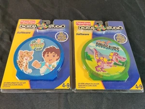 Fisher-Price Digital Arts and Crafts Studio-Go Diego Go Dinosaurs Software NEW - Picture 1 of 2