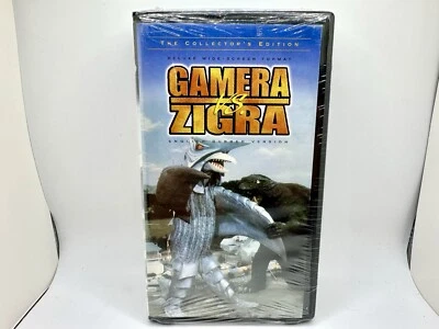 Gamera Vs. Zigra ( Japan 1971 English Dub ) Rare NM New Sealed Clamshell VHS - Image 1 of 4