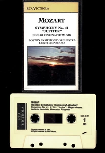 MOZART SYMPHONY NO. 41 JUPITER BOSTON SYM. ORCH. ERICH LEINSDORF AUDIO CASSETTE - Bild 1 von 1