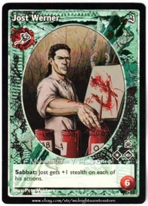 Jost Werner Toreador Antitribu The Sabbat V:TES VTES Vampire CCG - Picture 1 of 1