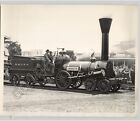 LAFAYETTE Locomotive Train From 1837 B & O Railroad Horizontal Boiler PressPhoto