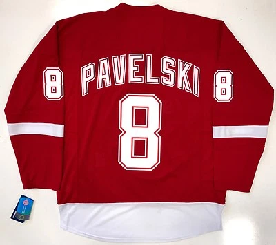 НОВАЯ ФУТБОЛКА JOE PAVELSKI WISCONSIN BADGERS REEBOK PREMIER SAN JOSE SHARKS - Изображение 1 из 4