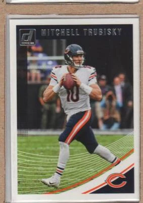 Mitchell Trubisky 46 2018 Donruss Chicago Bears - Image 1 of 2
