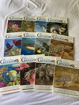 12 Australian Geographic Magazine Issues 30-41 1993-1996 Vintage Home School - Image 1 of 4