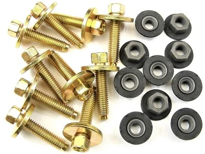 Pernos y tuercas de cuerpo DATSUN 6 mm - M6-1,0 x 28 mm de largo - 8 mm hexagonal - 20 piezas (10ea)- #381 Foto 1 de 4