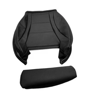 Cubierta de asiento inferior de cuero negra para Benz Clase C 2015-2021 20 - Imagen 1 de 8