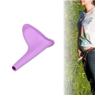 Outdoor Travel Female Urine Lady Urinal Funnel Urination Device Silicone Toilets - Image 1 of 4