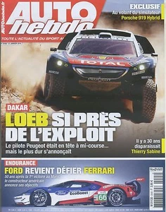 AUTO HEBDO n°2045 13/01/2016 FORD GT WEC/IMSA DAKAR ASIAN LMS - Imagen 1 de 1