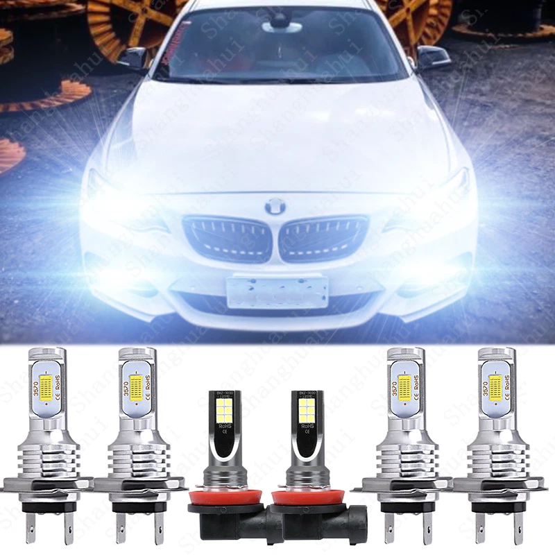 Faro LED blanco para BMW 323i 328i 335i 340i xDrive 6000K + faro antiniebla 6 bombillas Foto 1 de 4