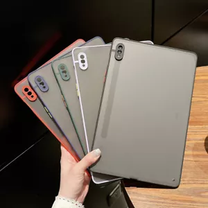 Tablet Shockproof Case Matte Clear Cover For Samsung Galaxy Tab S9+ S8 S7 A9+ A8 - Picture 1 of 14