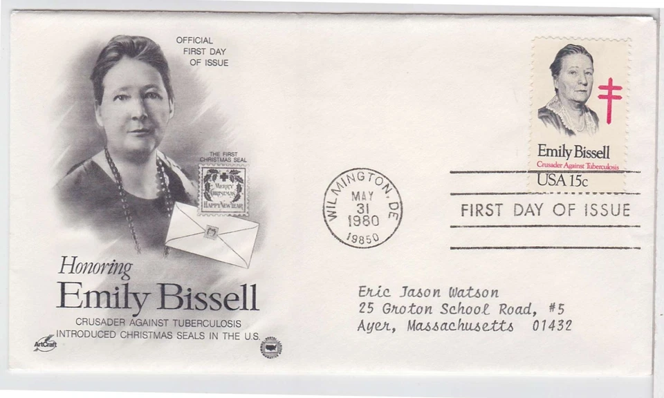 TurtlesTradingPost- Emily Bissell - 1980 - FDC #1823 - Artcraft Cachet - Image 1 of 1