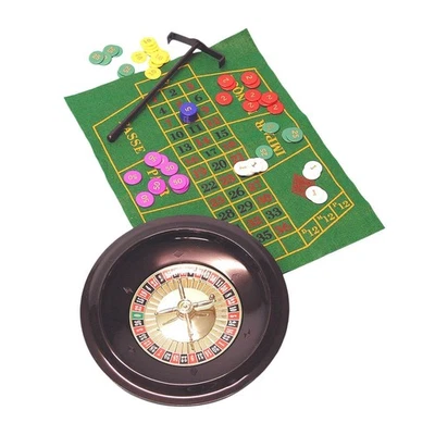 10 inch Russian Roulette Wheel Set 100 Chips and Table Mat Included Table Game - image 1 of 4