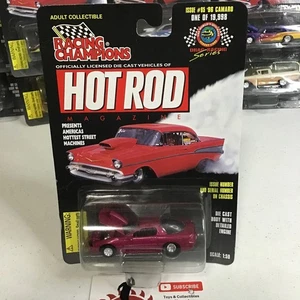 RACING CHAMPIONS HOT ROD MAGAZINE #85 ROSA '96 CHEVY CAMARO 1/64 PRESSOFUSO NUOVO CON SCATOLA - Foto 1 di 6