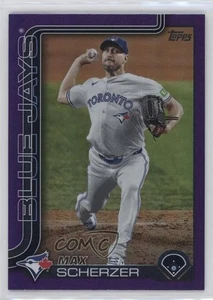 Tablero de aluminio arco iris púrpura Topps serie 2 2025 154/250 Max Scherzer #686 - Imagen 1 de 3