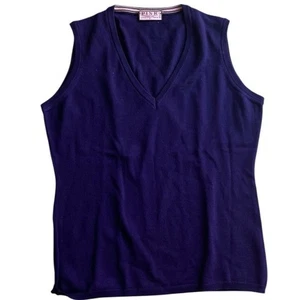 Thomas Strick-Tanktop rosa lila Merinowolle V-Ausschnitt Damen Größe M - Bild 1 von 5