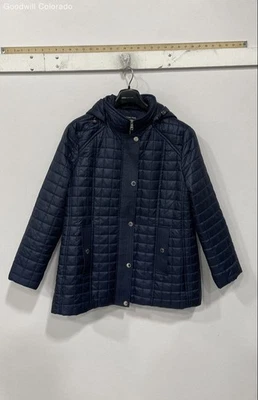 London Fog Men's Navy Puffer Jacket - Size L - Image 1 of 4