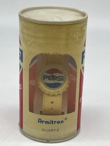 VINTAGE 1988 Pepsi-Cola Bottle Cap Wrist Watch Can Package - Picture 1 of 7