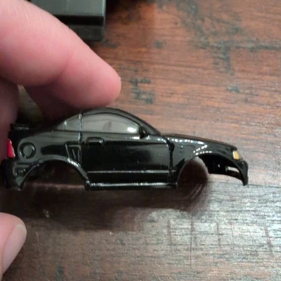 Radio Shack Zip Zaps Micro RC Car Black Ford Mustang Cobra Body Shell Only 1:64 - Image 1 of 4