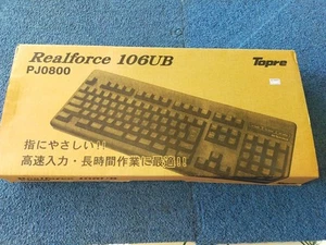 Teclado Topre REALFORCE PJ0800 Negro Conexión USB 106UB Teclado - Imagen 1 de 7
