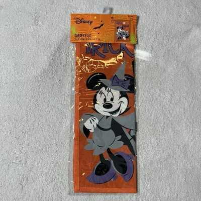 "Nuevo Disney Minnie Mouse truco o trato Halloween jardín bandera 12,5"" x 18"" exterior" Foto 1 de 4