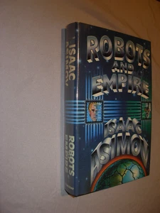 Robots and Empire, 1985, first edition, Isaac Asimov, HCDJ Mint - Imagen 1 de 5