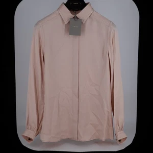 Camicia Tom Ford rosa chiaro manica lunga in seta con bottoni US 4/S - Foto 1 di 11