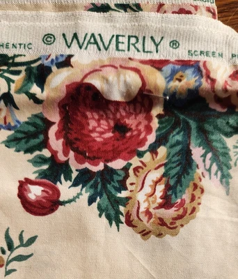 Tecido Waverly Vintage 2,5 Jardas Waverley Wimbleton Chintz 56 polegadas de largura - Imagem 1 de 4