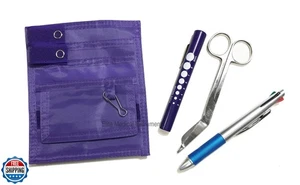 EMI Enfermera PÚRPURA Organizador de Bolsillo KIT 4 Piezas - Organizador de Bolsillo, Banda Lister - Imagen 1 de 5