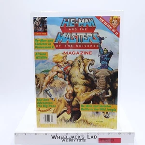 He-Man Masters of the Universe MOTU Summer 1988 Magazine W/ Poster - Picture 1 of 3