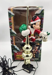 Vintage 1994 Mr Christmas Mickey Mouse Lighted Animated Tree Top Topper in Box - Picture 1 of 9