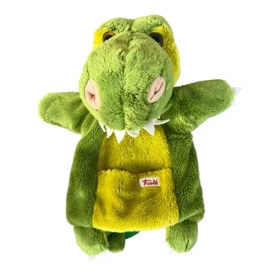 Handpuppe Trudi Krokodil Plüschtier Stofftier Kuscheltier grün Theater Kinder - Bild 1 von 4