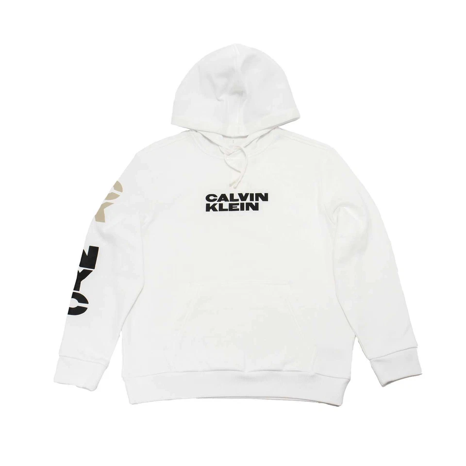 Calvin Klein Men's Long Sleeve CK NYC Triple Logo Hoodie - Image 1 of 1