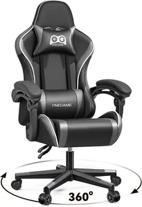 Gaming Chair, Ergonomic Computer Gamer Chair, Racing Style Swivel Office Desk Ch - Picture 1 of 7
