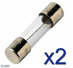 2x Fusible verre 15A 250V 5x20mm action rapide / 2pcs Tube Fuse Glass quick blow - Imagen 1 de 6