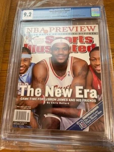 2006 Lebron James, Dwyane Wade, Carmelo Anthony Sports Illustrated CGC 9.2 - Picture 1 of 4