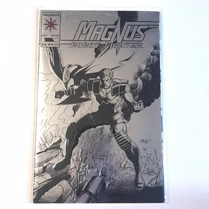 Magnus Robot Fighter 25 Valiant Comics 1993 F + / VF - 7.0 - 7.5 Bob Layton Foil - Picture 1 of 3