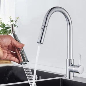 Einhandmischer Küche Wasserhahn Ausziehbar Küchenarmatur Brause Spültischarmatur - Bild 1 von 10