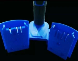 **2 Pack** BLUE Kobalt 24V Battery Slot Tool Holder Mount - Picture 1 of 11