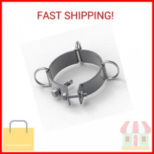 TANG Sunshades Depot 3" inch D-Ring Clamp for Sun Shade Sail Pole Stand Post Hea - Picture 1 of 2