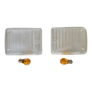 VW Bay Window Type 2 Late Bay 1973-79 Clear Indicator Lens Lenses & Bulbs (pair) - Picture 1 of 4