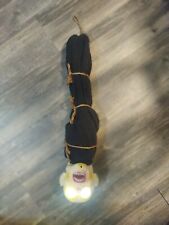 Halloween Tied Up Ghoul Hanging Upside Down Animated Lighted 21"