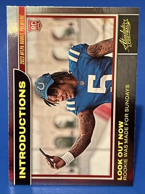 2023 Panini Absolute - Introductions #15 Anthony Richardson Rookie Card  (RC) - Image 1 of 2