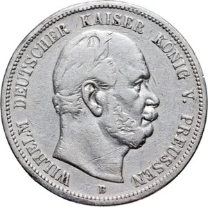 Germany, 5 Mark 1876 B - William I, Kingdom of Prussia, German States - Picture 1 of 2