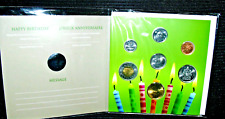2011 RCM Happy Birthday card Uncirculated sealed 7 coins joyeux anniversaire