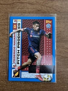 2022 Topps Pitch Prodigies Frederico Navarro Rookie Blue Parallel 62/99 RC - Bild 1 von 2