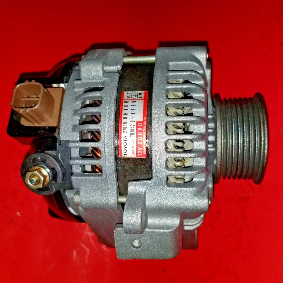 2004 to 2008 Toyota Solara  4 Cylinder 2.4Liter 160 AMP High Output Alternator - Image 1 of 4