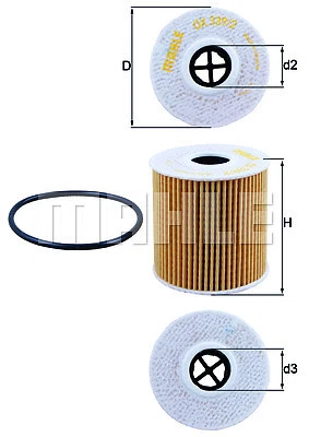 Oil Filter Fits Mini Mini R56 One  - image 1 of 1