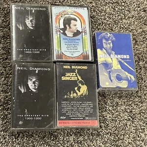 Neil Diamond Best Of Jazz Singer vintage cassette tape rock music lot - Picture 1 of 3