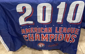 MLB Texas Rangers 2010 American League Baseball Champions Flagge Coca-Cola 6x3ft - Bild 1 von 1